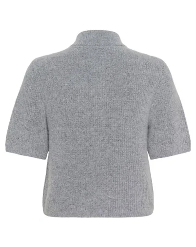 Gestuz - Alpha GZ Short Cardigan - Pearl Blue